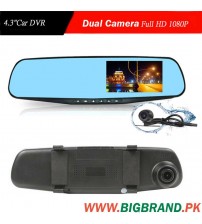Car 1080P Rearview Mirror Dual Camera